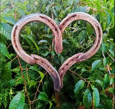 Herz aus Hufeisen Handmade