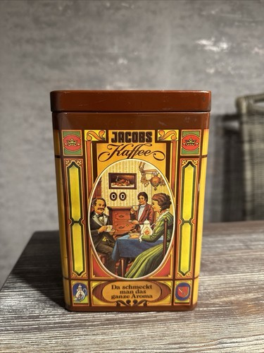Vintage blechdose kaffeedose - blechdose,