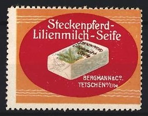 Reklamemarke tetschen elbe - tetschen, /elbe