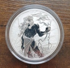 2021 Gods Of Olympus ZEUS 5 Unzen Feinsilber - Auflage 450 Stück Perth Mint RAR