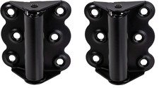 2x  Türscharnier Federscharnier selbstschließend Türschließer Scharnier schwarz