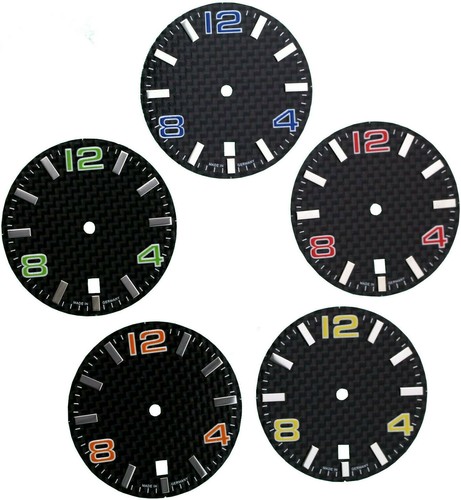 Carbon zifferblatt für - für, 2824-2