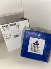 Hager TG558A Funk-Druckknopfmelder Hausalarm – Blau – Neu & OVP