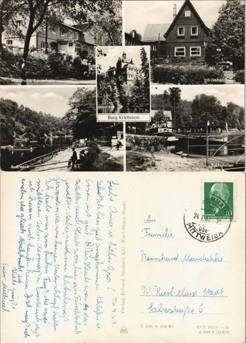 Kriebstein ddr mehrbild mit - kriebstein,