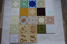 Retro Fliesen 15 x 15 cm 70er