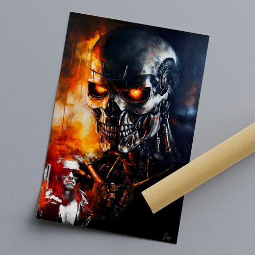 Terminator poster farbig - terminator,