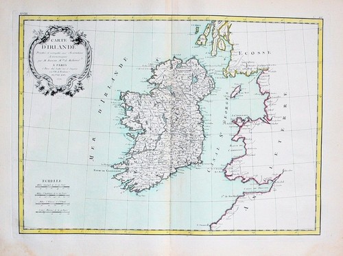 Irland ireland map karte - karte, carte