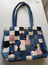 Einkaufstasche Tragetasche Shopper Handgefertigt Patchwork