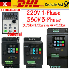 220V 380V 1.5KW 2.2KW 4KW 5.5KW Frequenzumrichter Frequenzumwandler Inverter VFD