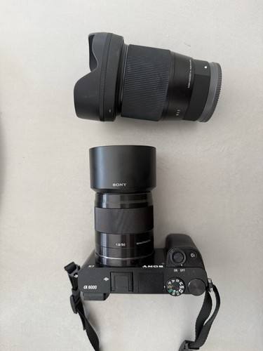 Sony a6000 sigma - +, f/1.4