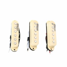 Wilkinson Cream High Output Ceramic Single Coil Pickups Set For Strat ST Guitar