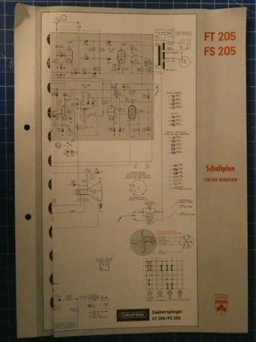 Grundig ft205 fs205 schaltplan - grundig,