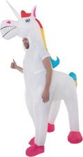 Aufblasbares einhorn kostüm - aufblasbares,