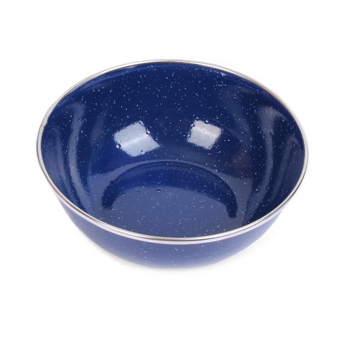 Blaue emaille schale metall - schale,