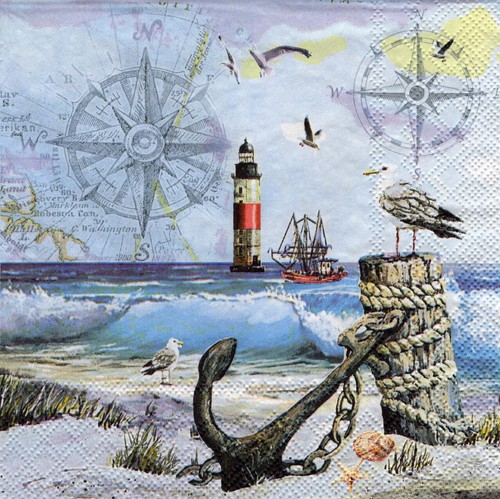 Servietten maritim - 3, servietten~