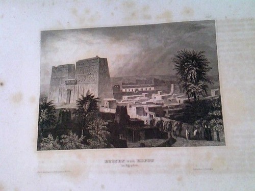 Ruinen von edfou egypten - in,