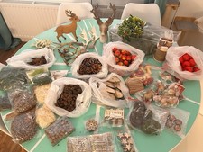 Weihnachten Advent basteln Bastelmaterial DIY Hirsch Natur Wald