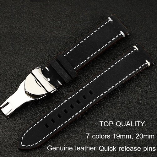 Echtleder uhrenarmband passend - uhrenarmband,