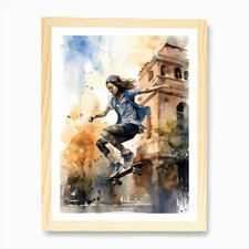 Mädchen Skateboarding in