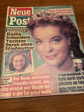 Neue Post, Nr.12, 1992, Romy Schneider, Gaby Dohm, Jackson, Cher , Knef