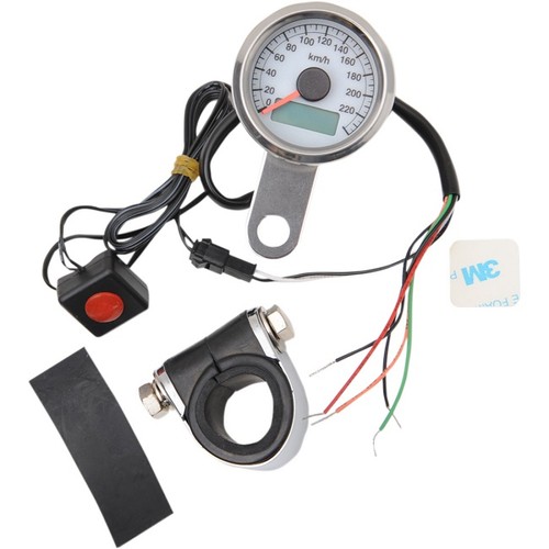 Elektronischer 48mm mini tacho - 48mm,