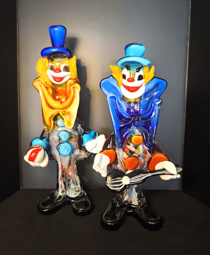 Kunstglas clown figuren - clown,