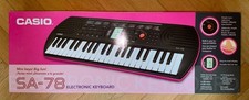 Casio kinder keyboard - sa-78, kinder-keyboard