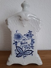 Hutschenreuther Zwiebelmuster Vorratsdose Salz Porzellan HR