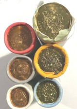 Lettland  Euro-Kurs-Münzen 1,2,5,10,20,50 und 2 Euro 2014  aus Rollen