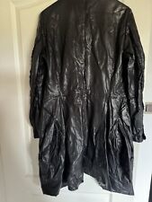 Rundholz Ledermantel Gehrock L