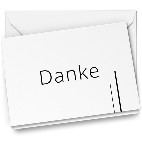 Trauer danksagungskarten set - trauer,