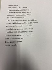 canon fotoausrüstung
