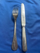 Asiana Airlines First Class Silber Besteck Gabel Und Messer #2 Selten