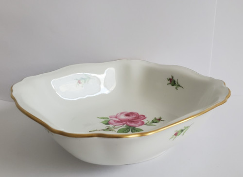 Meissen porzellan rote rose - porzellan,