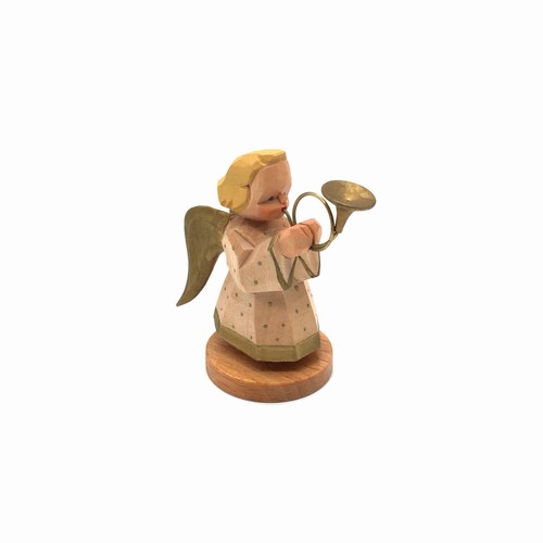Alte holz figur - holz, horn