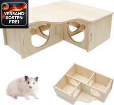 Mehrkammern-Hamsterhaus Holz