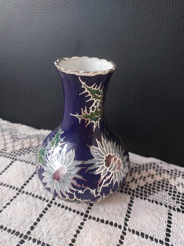 Veyhl silver overlay - veyhl, vase