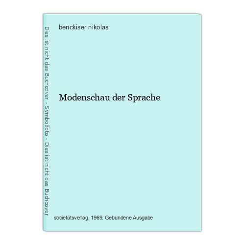 Modenschau der sprache - der,