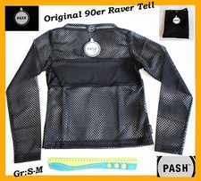 Pash Jeans Shirt Bluse S M Original 90er 90s Raver Techno Erotik Netz selten rar