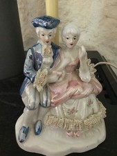 antike Porzellanlampe