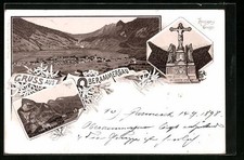 Lithographie Oberammergau