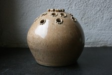 Keramik-Vase beige