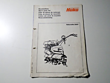 Ersatzteilliste Hakorette (5027) Motor Ilo 152L Original Hako Hausdruckerei