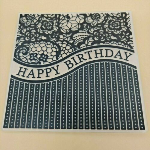 Prägefolder happy birthday - happy,