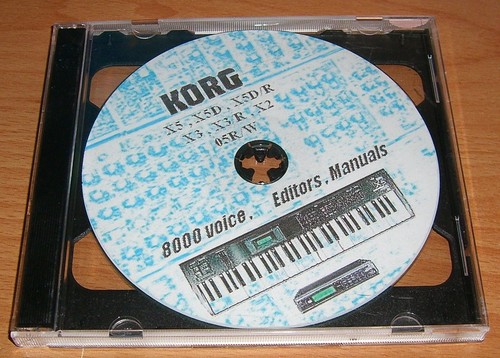 Korg 05rw cd - korg, x5,x3,x2,