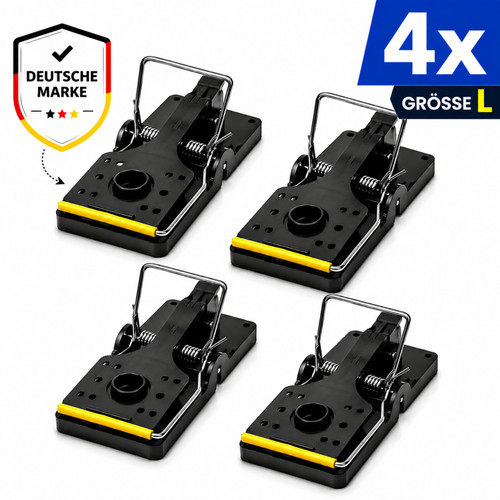 Rattenfalle mausefalle 4er - rattenfalle,