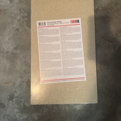 Firefix vermiculite platte - firefix, vermiculite-platte