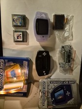 Gameboy Advance  Accessories & Parts, 2 Games ,1 Broken Motherboard ,2 Displays
