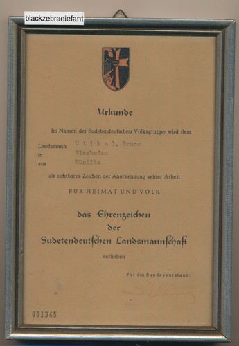 4453 urkunde ehrenzeichen der - 4453,