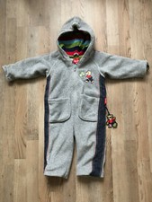SigiKid Overall grau Gr. 92 Babyoverall Anzug kuschelig warm